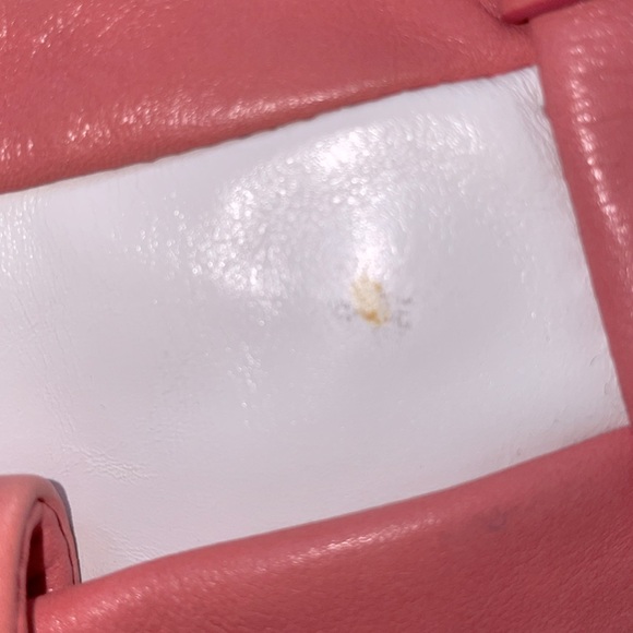 Coach Pink/White  Leather Cricket Satchel #13601 - Picture 8 of 16